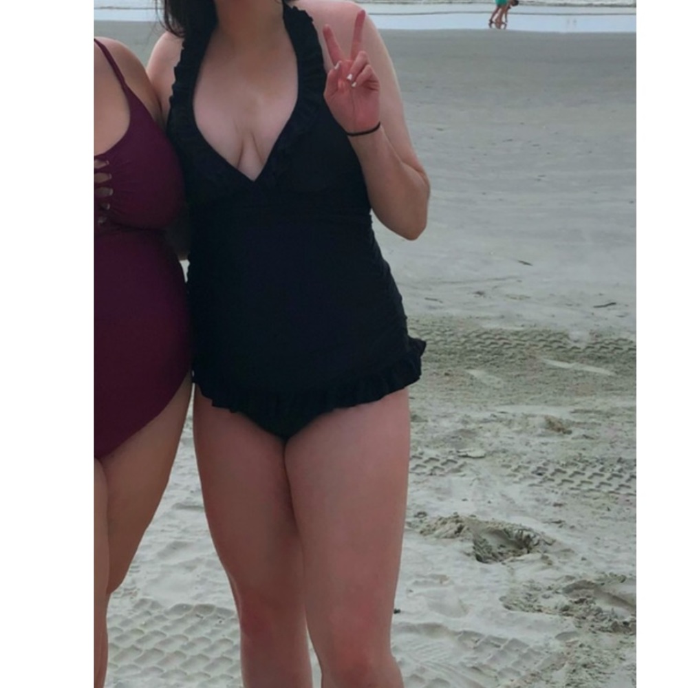 Catalina Ruffles Vneck SwimSuit